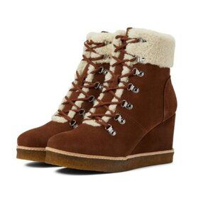 Cognac Suede Steve Madden Marcel Wedge Boot Size Various
